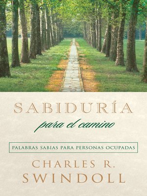 cover image of Sabiduría para el camino